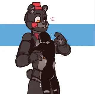 🌟 emoji БОЛЬШЕ ⇨ @CLOOBHUB ФНАФ СТИКЕРЫ МАРИОНЕТКА ТГ TG Telegram sticker 21 of 28