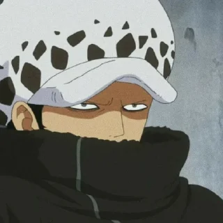Sticker from One piece Trafalgar D Vater Lav