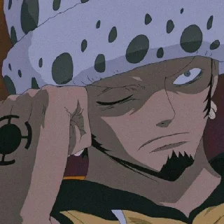 Sticker from One piece Trafalgar D Vater Lav