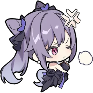 💢 emoji OnePlus Genshin @stickersMH Telegram sticker 7 of 25