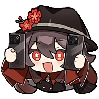 📱 emoji OnePlus Genshin @stickersMH Telegram sticker 13 of 25