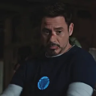 😶 emoji Tony Stark | by @walterincognito ➡️ @Ctikerubot Telegram sticker 15 of 45