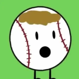Sticker from baseball