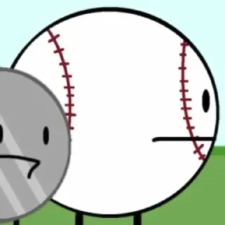 Sticker from baseball