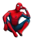 🤔 emoji Spiderman Homecoming (@m1ke23) Telegram sticker 17 of 47