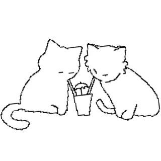 ❤️‍🩹 emoji meow ➡️ @Ctikerubot Telegram sticker 24 of 79