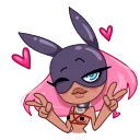 ✌️ emoji Больше стикеров : @stickeriiiiiii Telegram sticker 9 of 33
