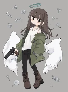 😔 emoji angelomorphy ➡️ @Ctikerubot Telegram sticker 17 of 45