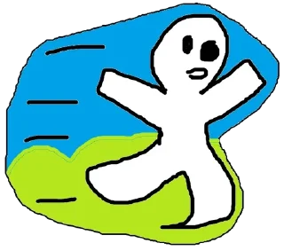 🏃 emoji BlankMann Telegram sticker 18 of 19