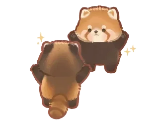 🦝 emoji Больше стиков тут: @stikery4 Telegram sticker 21 of 87