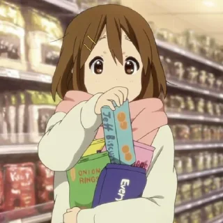 🛍 emoji k-on!!🎸stickers Telegram sticker 24 of 120