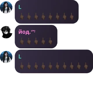 🖕 emoji Самый крутые в садике Telegram sticker 12 of 120