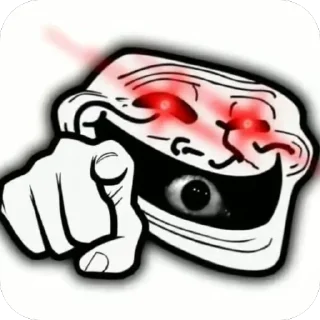🫥 emoji ТРОЛФЕЦС МЕЛСТРО Telegram sticker 19 of 20