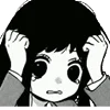 😨 emoji black Telegram sticker 10 of 200