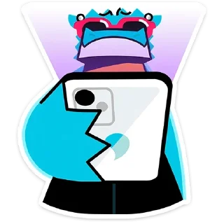 😎 emoji Зилл - @TgSticker Telegram sticker 23 of 49