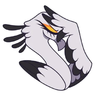 Sticker from Птица Секретарь