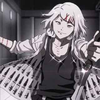 😎 emoji 🖤Suzuya Juzo🤍 Telegram sticker 3 of 82