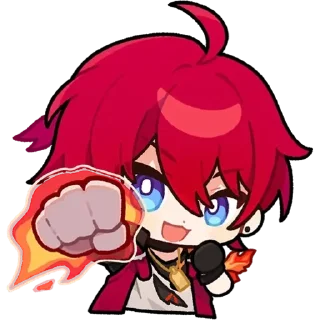 👊 emoji Наліпки: Білобог | @hertas_dollhouse_hsr_ua Telegram sticker 1 of 11