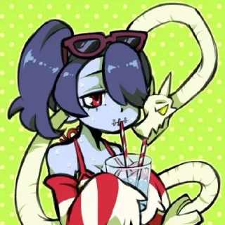 😟 emoji Skullgirls от Skullgirls channel ! Telegram sticker 6 of 59