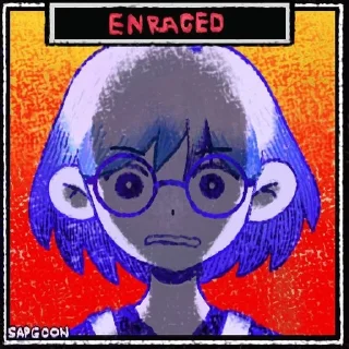 😒 emoji Omori Sock Telegram sticker 15 of 25