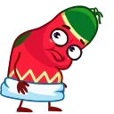 🤷‍♂️ emoji Red Sock Telegram sticker 8 of 15