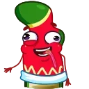 🤪 emoji Red Sock Telegram sticker 13 of 15