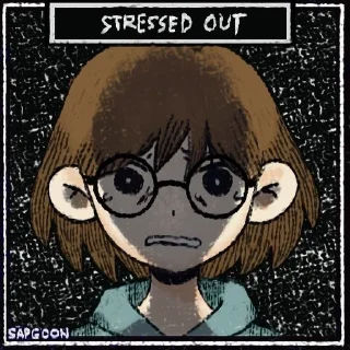 😨 emoji Omori Sock Telegram sticker 11 of 25