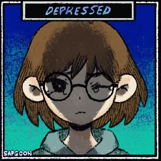 😓 emoji Omori Sock Telegram sticker 6 of 25