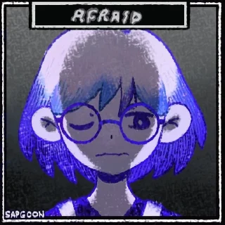 😧 emoji Omori Sock Telegram sticker 22 of 25