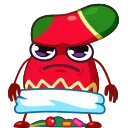 😡 emoji Red Sock Telegram sticker 12 of 15