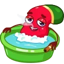 🚬 emoji Red Sock Telegram sticker 14 of 15