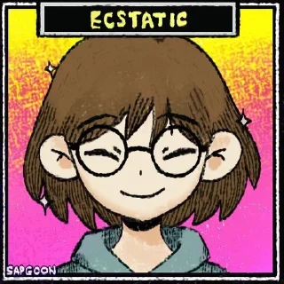 🙂 emoji Omori Sock Telegram sticker 8 of 25