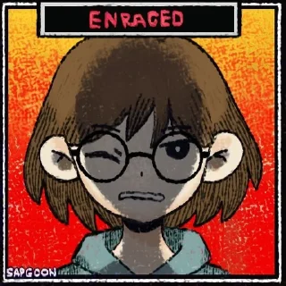 😖 emoji Omori Sock Telegram sticker 3 of 25