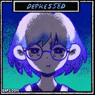 😩 emoji Omori Sock Telegram sticker 18 of 25