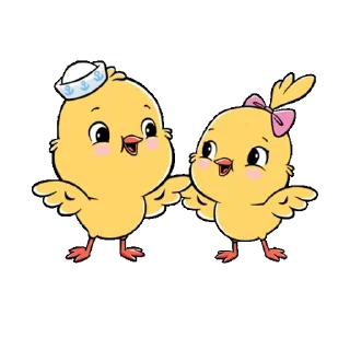 😘 emoji Chick by @stickerstgrm Telegram sticker 23 of 35