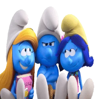 ❤ emoji Смурфики @stickerstgrm Telegram sticker 23 of 24