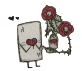 🌹 emoji Alice and strange Telegram sticker 16 of 40