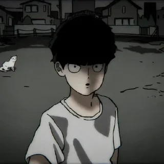 👿 emoji ★ Shigeo Kageyama ★ @anime_sticks Telegram sticker 3 of 40