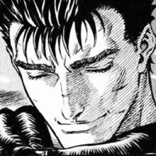 🙂 emoji Berserk Guts @pinterest_to_stickerbot Telegram sticker 7 of 82