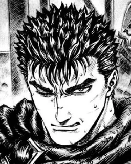 🙂 emoji Berserk Guts @pinterest_to_stickerbot Telegram sticker 14 of 82