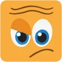 🤨 emoji Больше стикеров 👉🏻 @stickertg4 Telegram sticker 23 of 50