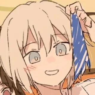 🥖 emoji Мои волосы, ты так любишь их | cr: @A2017laite Telegram sticker 12 of 116