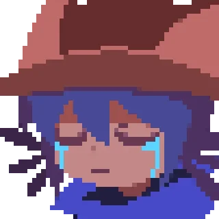 😭 emoji OneShot faces by @Kycb42148 Telegram sticker 8 of 72