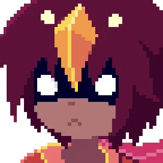 😕 emoji OneShot faces by @Kycb42148 Telegram sticker 23 of 72