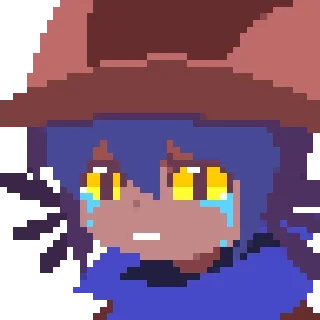 😥 emoji OneShot faces by @Kycb42148 Telegram sticker 5 of 72