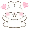 ⭐ emoji ᐢ..ᐢ ᥕɦiᴛᥱ ᥴᥙᴛᥱ rᥲδδiᴛ  ° @bwnnyroom ₊    . Telegram sticker 14 of 40
