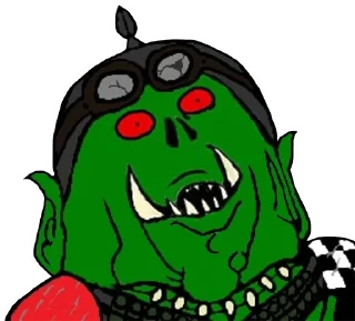 😮 emoji WH40K Orks Telegram sticker 12 of 117
