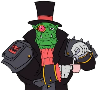 🧐 emoji WH40K Orks Telegram sticker 22 of 117
