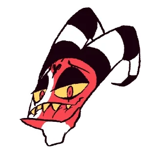 😏 emoji Blitzo ➡️ @HazbinHotelStickers Telegram sticker 3 of 15