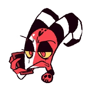 🙄 emoji Blitzo ➡️ @HazbinHotelStickers Telegram sticker 8 of 15